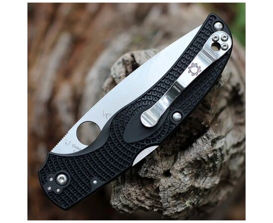 Нож Spyderco Native Chief Satin BD1N Black FRN (C244PBK), изображение 10 Нож Spyderco Native Chief Satin BD1N Black FRN (C244PBK), изображение 10