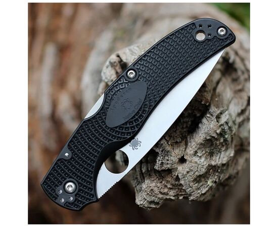 Нож Spyderco Native Chief Satin BD1N Black FRN (C244PBK), изображение 9 Нож Spyderco Native Chief Satin BD1N Black FRN (C244PBK), изображение 9