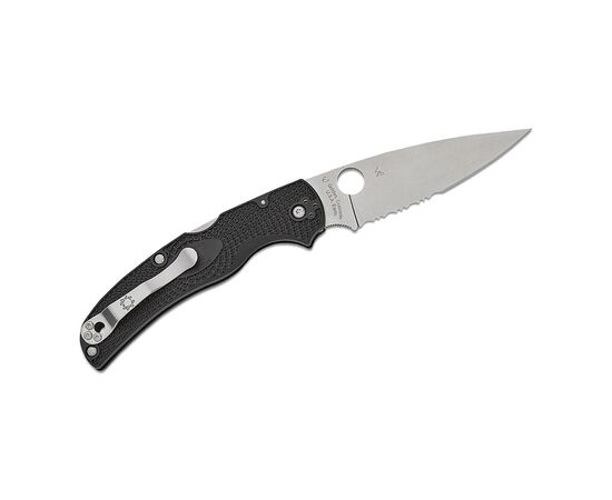 Нож Spyderco Native Chief Satin BD1N Serrated Black FRN (C244PSBK), изображение 2 Нож Spyderco Native Chief Satin BD1N Serrated Black FRN (C244PSBK), изображение 2