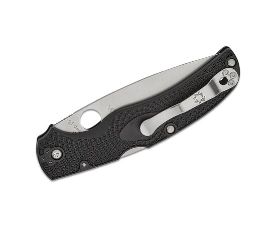 Нож Spyderco Native Chief Satin BD1N Serrated Black FRN (C244PSBK), изображение 4 Нож Spyderco Native Chief Satin BD1N Serrated Black FRN (C244PSBK), изображение 4
