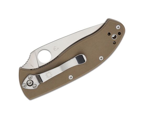 Нож Spyderco Tenacious M4 Serrated Brown G10 (C122GBNM4PS), изображение 4 Нож Spyderco Tenacious M4 Serrated Brown G10 (C122GBNM4PS), изображение 4