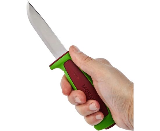 Нож Morakniv Basic 546 LE 2024 stainless steel Ivy Green/Dala Red (14282), изображение 5 Нож Morakniv Basic 546 LE 2024 stainless steel Ivy Green/Dala Red (14282), изображение 5