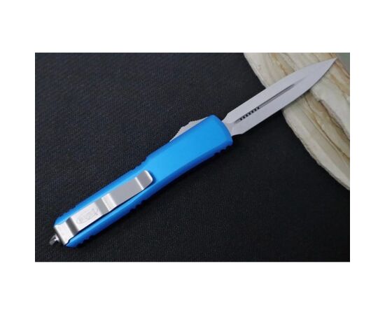 Ніж Microtech Ultratech Double Edge Stonewash Blue (122-10BL), зображення 8 Ніж Microtech Ultratech Double Edge Stonewash Blue (122-10BL), зображення 8