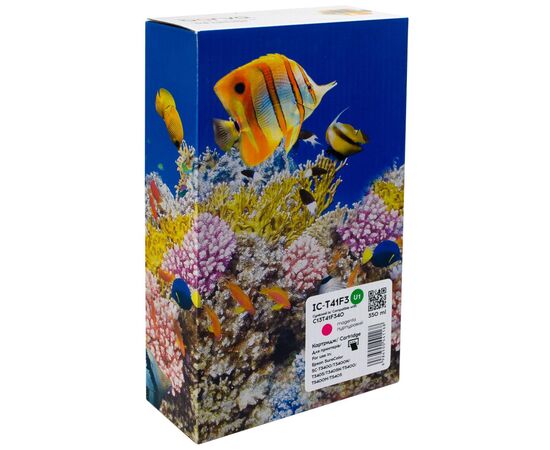 Картридж Barva Epson T41F3 (C13T41F340) верс. U1-U10, 350 мл, Magenta (IC-T41F3)