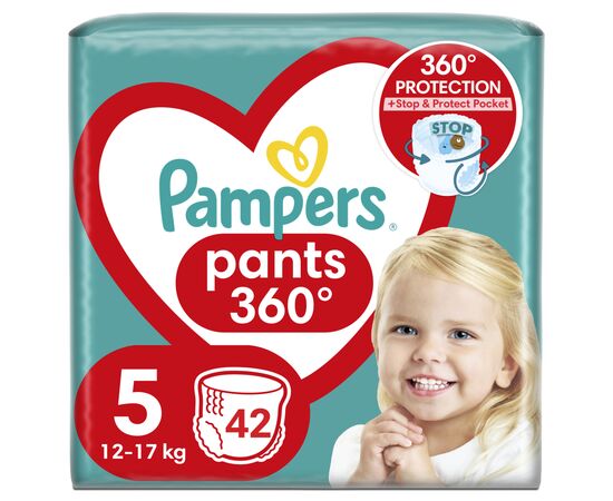 Подгузник Pampers трусики Pants Размер 5 (12-17 кг) 42 шт. (8006540068960)
