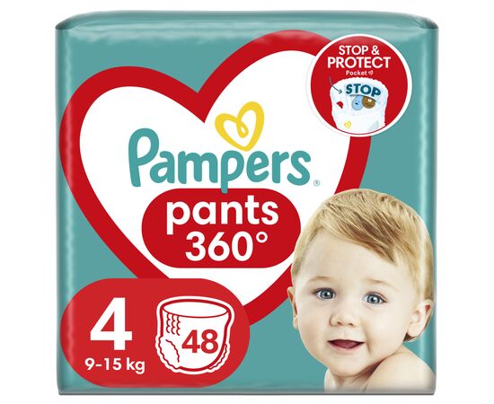 Підгузок Pampers трусики Pampers Pants Розмір 4 (9-15 кг) 48 шт. (8006540068755)