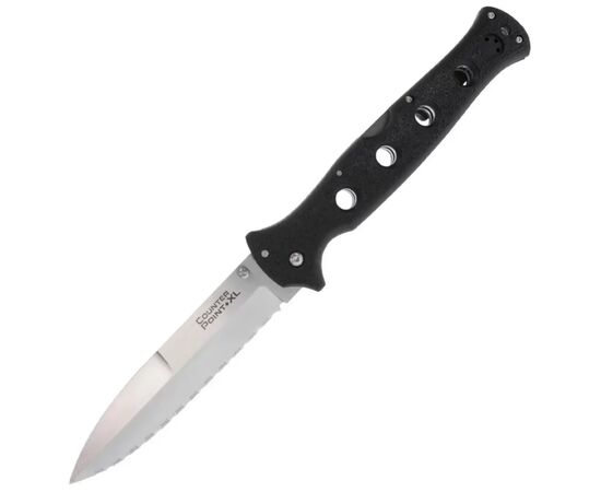 Нож Cold Steel Counter Point XL Serrated Black (CS-10AAS), изображение 6 Нож Cold Steel Counter Point XL Serrated Black (CS-10AAS), изображение 6