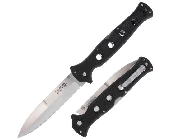 Нож Cold Steel Counter Point XL Serrated Black (CS-10AAS), изображение 8 Нож Cold Steel Counter Point XL Serrated Black (CS-10AAS), изображение 8