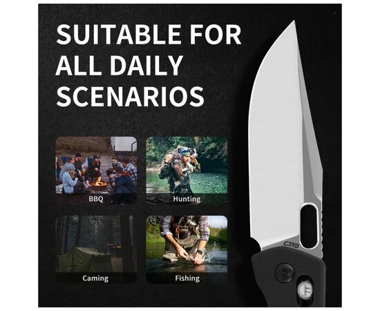 Нож CJRB Prado Black (J1936-BK), изображение 9 Нож CJRB Prado Black (J1936-BK), изображение 9