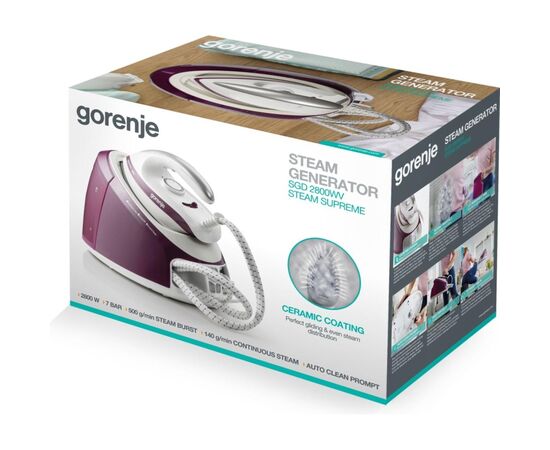 Парова станція Gorenje SGD2800WV, зображення 5 Парова станція Gorenje SGD2800WV, зображення 5