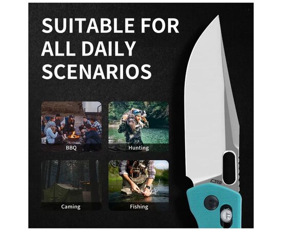 Нож CJRB Prado Aqua Green (J1936-AG), изображение 11