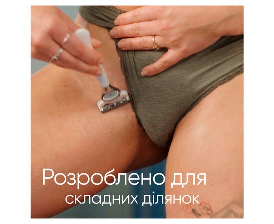 Бритва Gillette Satin Care с 1 сменным картриджем (8006540816769), изображение 6 Бритва Gillette Satin Care с 1 сменным картриджем (8006540816769), изображение 6