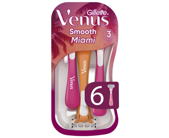 Бритва Gillette Venus Smooth Miami 6 шт. (8700216756907)