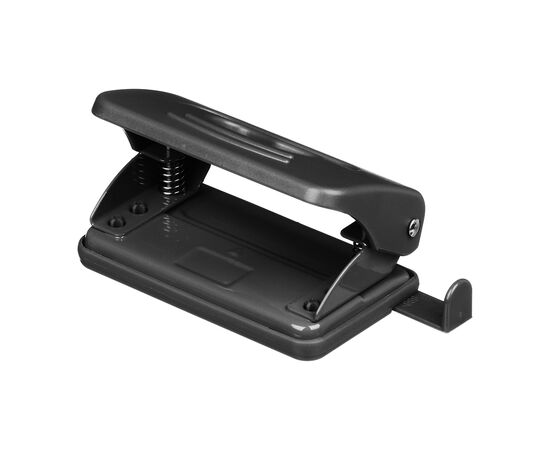 Дырокол Buromax пластиковый, до 10 листов, 120 х 58 х 59 мм, черный (BM.4015-01), изображение 2