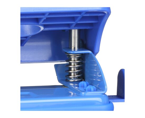 Дырокол Buromax пластиковый, до 10 листов, 120 х 58 х 59 мм, синий (BM.4015-02), изображение 5 Дырокол Buromax пластиковый, до 10 листов, 120 х 58 х 59 мм, синий (BM.4015-02), изображение 5