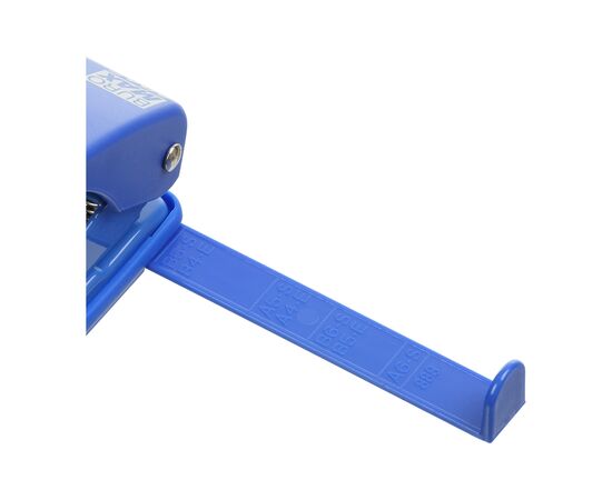 Дырокол Buromax пластиковый, до 10 листов, 120 х 58 х 59 мм, синий (BM.4015-02), изображение 6 Дырокол Buromax пластиковый, до 10 листов, 120 х 58 х 59 мм, синий (BM.4015-02), изображение 6