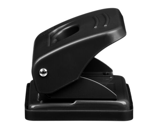 Дырокол Buromax пластиковый, до 20 листов, 120 х 82 х 53 мм, черный (BM.4017-01), изображение 3 Дырокол Buromax пластиковый, до 20 листов, 120 х 82 х 53 мм, черный (BM.4017-01), изображение 3