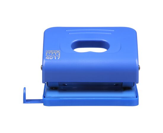 Дырокол Buromax пластиковый, до 20 листов, 120 х 82 х 53 мм, синий (BM.4017-02), изображение 4 Дырокол Buromax пластиковый, до 20 листов, 120 х 82 х 53 мм, синий (BM.4017-02), изображение 4