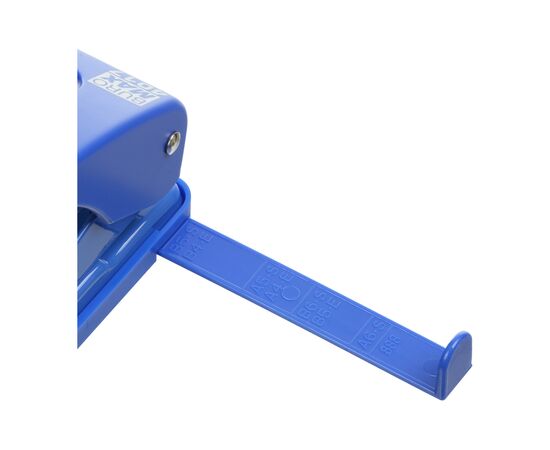 Дырокол Buromax пластиковый, до 20 листов, 120 х 82 х 53 мм, синий (BM.4017-02), изображение 6 Дырокол Buromax пластиковый, до 20 листов, 120 х 82 х 53 мм, синий (BM.4017-02), изображение 6