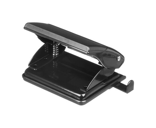 Дырокол Buromax пластиковый, до 20 листов, 120 х 88 х 76 мм, черный (BM.4019-01), изображение 2 Дырокол Buromax пластиковый, до 20 листов, 120 х 88 х 76 мм, черный (BM.4019-01), изображение 2