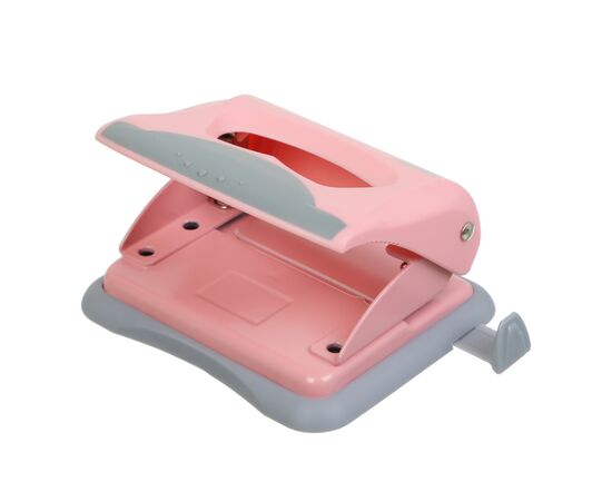 Дырокол Buromax пластиковый PASTEL, до 20 листов, 125 х 95 х 65 мм, розовый (BM.4020-10), изображение 2 Дырокол Buromax пластиковый PASTEL, до 20 листов, 125 х 95 х 65 мм, розовый (BM.4020-10), изображение 2
