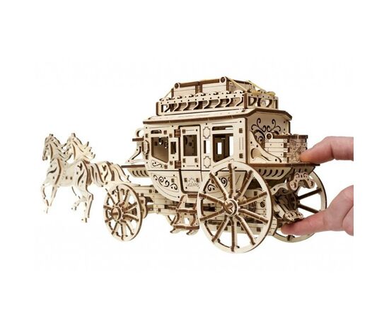 Конструктор Ugears механический Почтовый дилижанс (70045), изображение 3 Конструктор Ugears механический Почтовый дилижанс (70045), изображение 3