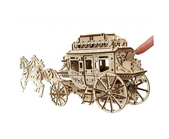 Конструктор Ugears механический Почтовый дилижанс (70045), изображение 4 Конструктор Ugears механический Почтовый дилижанс (70045), изображение 4