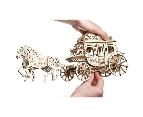 Конструктор Ugears механический Почтовый дилижанс (70045), изображение 6 Конструктор Ugears механический Почтовый дилижанс (70045), изображение 6