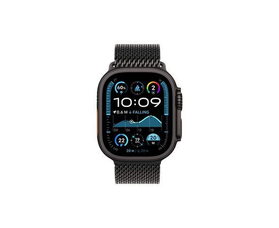 Смарт-годинник Apple Watch Ultra 2 2024 GPS + Cellular 49mm Black Titanium Case with Black Titanium Milanese Loop - L (MX5V3UL/A), зображення 2 Смарт-годинник Apple Watch Ultra 2 2024 GPS + Cellular 49mm Black Titanium Case with Black Titanium Milanese Loop - L (MX5V3UL/A), зображення 2
