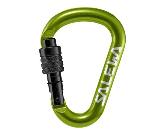 Карабін туристичний Salewa HMS Screw G2 1525 5810 - Small - зелений (013.003.1317)