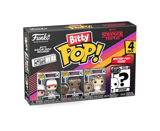 Фигурка Funko Pop набор Bitty POP! - Дастин (4 фигурки в ассортименте) (83662), изображение 5 Фигурка Funko Pop набор Bitty POP! - Дастин (4 фигурки в ассортименте) (83662), изображение 5