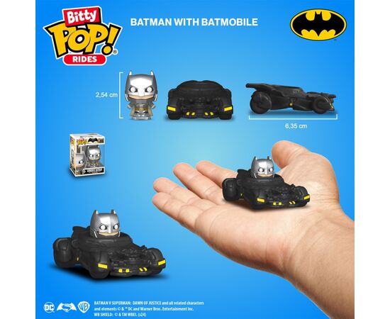 Фигурка Funko Pop набор Bitty Pop! Ride - Бэтмен и бэтмобиль (83621), изображение 3 Фигурка Funko Pop набор Bitty Pop! Ride - Бэтмен и бэтмобиль (83621), изображение 3