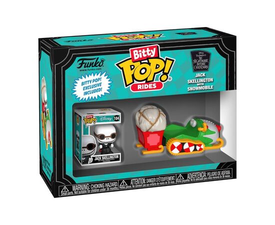 Фигурка Funko Pop набор Bitty Pop! Ride - Джек Скеллингтон и снегоход (83624)