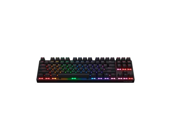 Клавиатура Hator Icefall Mecha TKL Rainbow Wireless/USB Black (HTK287UA), изображение 2 Клавиатура Hator Icefall Mecha TKL Rainbow Wireless/USB Black (HTK287UA), изображение 2