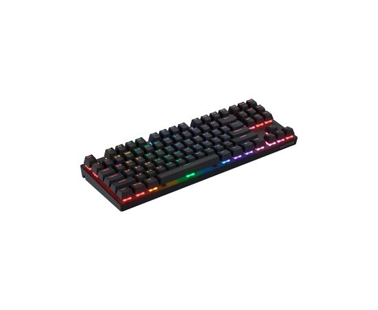 Клавиатура Hator Icefall Mecha TKL Rainbow Wireless/USB Black (HTK287UA), изображение 4 Клавиатура Hator Icefall Mecha TKL Rainbow Wireless/USB Black (HTK287UA), изображение 4