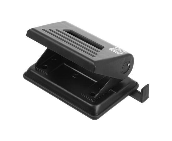 Дырокол Buromax пластиковый, до 12 листов, 120 х 80 х 65 мм, черный (BM.4021-01), изображение 2