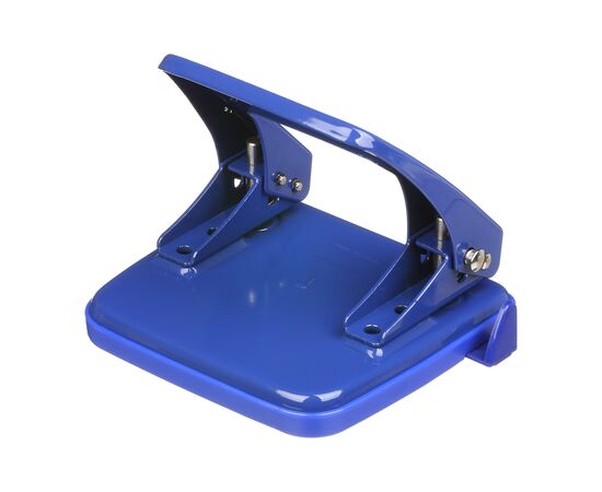 Дырокол Buromax металлический, до 25 листов, 122 х 108 х 54 мм, синий (BM.4030-02), изображение 2 Дырокол Buromax металлический, до 25 листов, 122 х 108 х 54 мм, синий (BM.4030-02), изображение 2