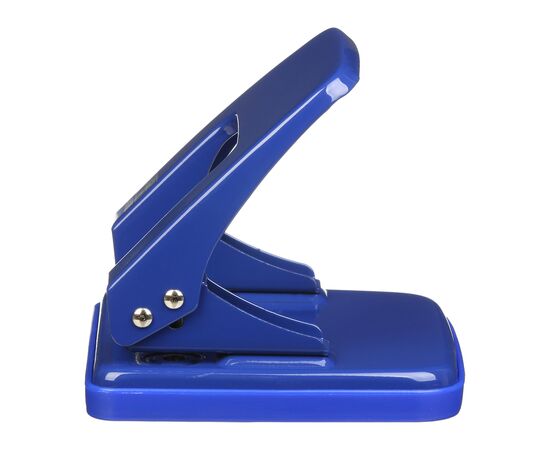 Дырокол Buromax металлический, до 25 листов, 122 х 108 х 54 мм, синий (BM.4030-02), изображение 3 Дырокол Buromax металлический, до 25 листов, 122 х 108 х 54 мм, синий (BM.4030-02), изображение 3