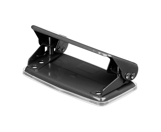 Дырокол Buromax металлический JOBMAX, до 10 листов, 100 х 55 х 50 мм, черный (BM.4039-01), изображение 2