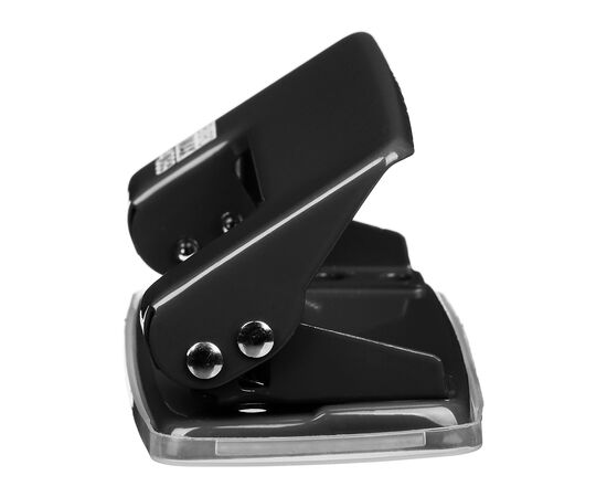 Дырокол Buromax металлический JOBMAX, до 10 листов, 100 х 55 х 50 мм, черный (BM.4039-01), изображение 3