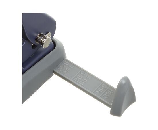 Дырокол Buromax металлический MORANDI STYLE, до 25 листов, 115 х 96 х 89 мм, синий (BM.4042-02), изображение 3 Дырокол Buromax металлический MORANDI STYLE, до 25 листов, 115 х 96 х 89 мм, синий (BM.4042-02), изображение 3