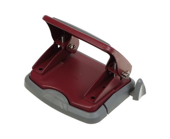 Дырокол Buromax металлический MORANDI STYLE, до 25 листов, 115 х 96 х 89 мм, бордовый (BM.4042-13), изображение 2