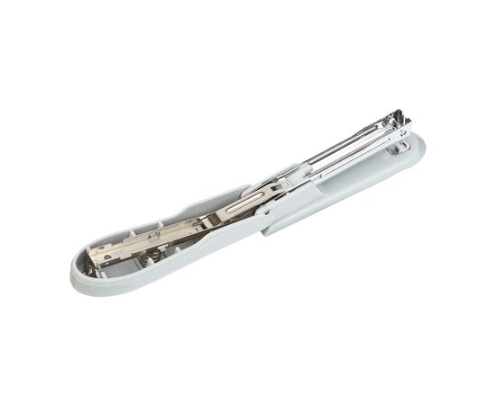 Степлер Buromax пластиковый, 15 листов, (скобы №10), 111 х 28 х 43 мм, серый (BM.4100-09), изображение 4 Степлер Buromax пластиковый, 15 листов, (скобы №10), 111 х 28 х 43 мм, серый (BM.4100-09), изображение 4