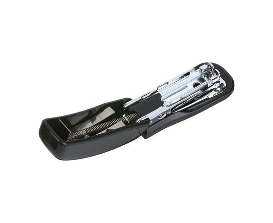 Степлер Buromax пластиковый МИНИ, 10 листов, (скобы №10), 61 х 36 х 23 мм, черный (BM.4125-01), изображение 3