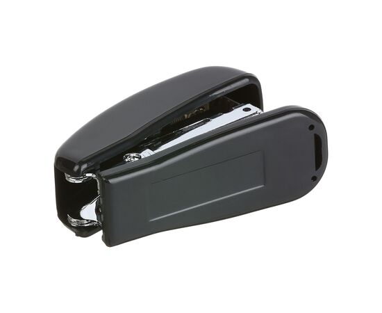 Степлер Buromax пластиковый МИНИ, 10 листов, (скобы №10), 61 х 36 х 23 мм, черный (BM.4125-01), изображение 4