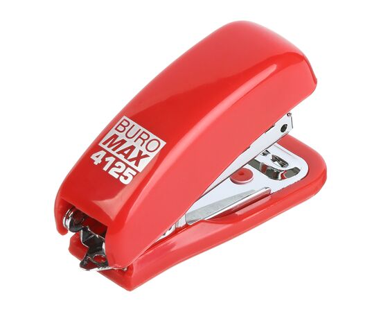 Степлер Buromax пластиковый МИНИ, 10 листов, (скобы №10), 61 х 36 х 23 мм, красный (BM.4125-05), изображение 2 Степлер Buromax пластиковый МИНИ, 10 листов, (скобы №10), 61 х 36 х 23 мм, красный (BM.4125-05), изображение 2
