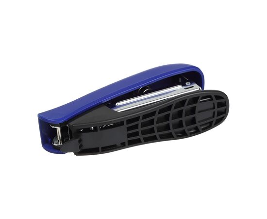 Степлер Buromax пластиковый, 12 листов, (скобы №10), 88 х 44 х 22 мм, синий (BM.4126-02), изображение 4