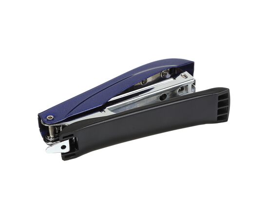 Степлер Buromax металлический МИНИ, 12 листов, (скобы №10), 110 х 25 х 45 мм, синий (BM.4150-02), изображение 4