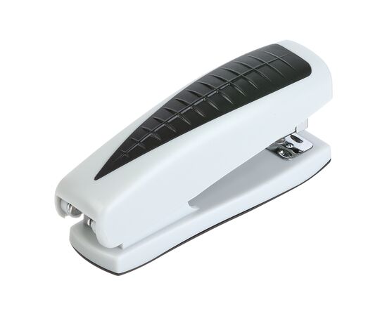 Степлер Buromax пластиковый, 20 листов, (скобы №24;26), 123 х 36 х 52 мм, серый (BM.4201-09), изображение 2