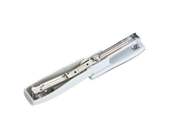 Степлер Buromax пластиковый, 20 листов, (скобы №24;26), 123 х 36 х 52 мм, серый (BM.4201-09), изображение 3